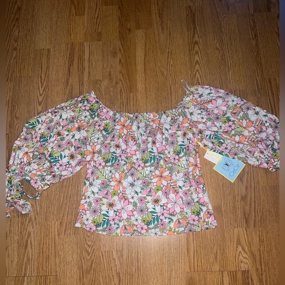 CeCe Floral Shirt